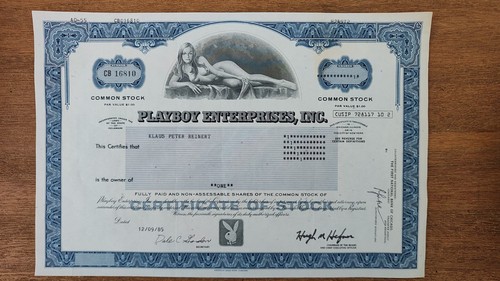 Playboy enterprises inc 1985 - playboy, inc.,