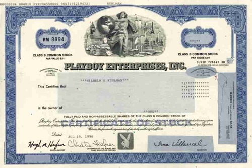 Playboy enterprisis inc - enterprisis,